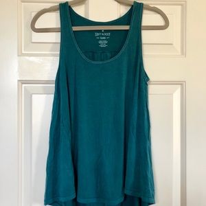 Blue American Eagle Long Tank Top